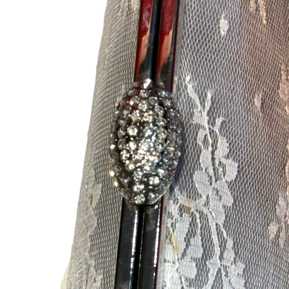 Ella Winston Chantilly Lace Clutch Bag
